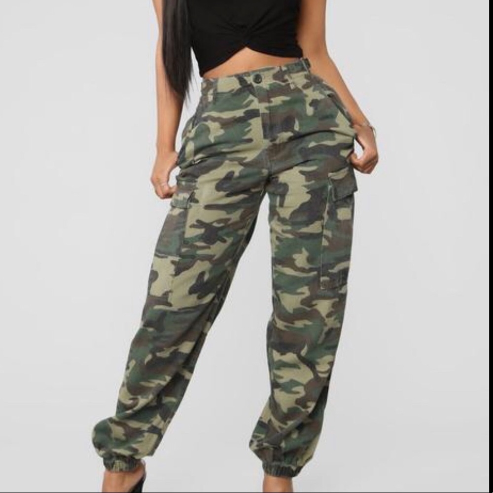 Fashion Nova Camo Pants